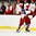 GRAND FORKS, NORTH DAKOTA - APRIL 18: Czech Republic's Daniel Kurovsky #15 plays the puck against Denmark during preliminary round action at the 2016 IIHF Ice Hockey U18 World Championship. (Photo by Matt Zambonin/HHOF-IIHF Images)

